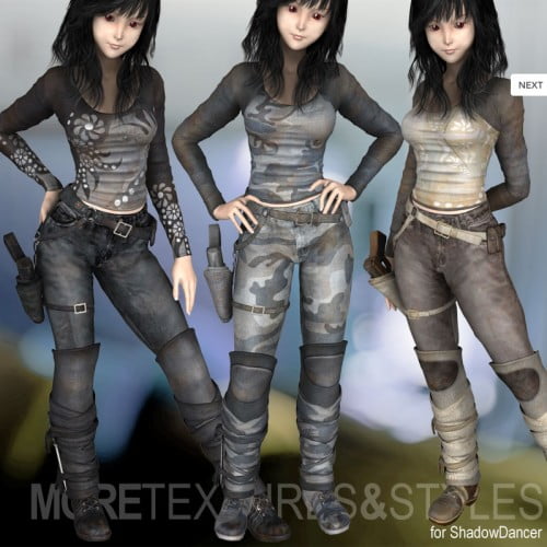 MORE Textures & Styles for Shadow Dancer