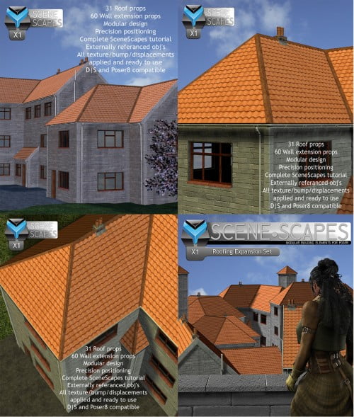 SceneScapes X1 - Roofing Expansion Set