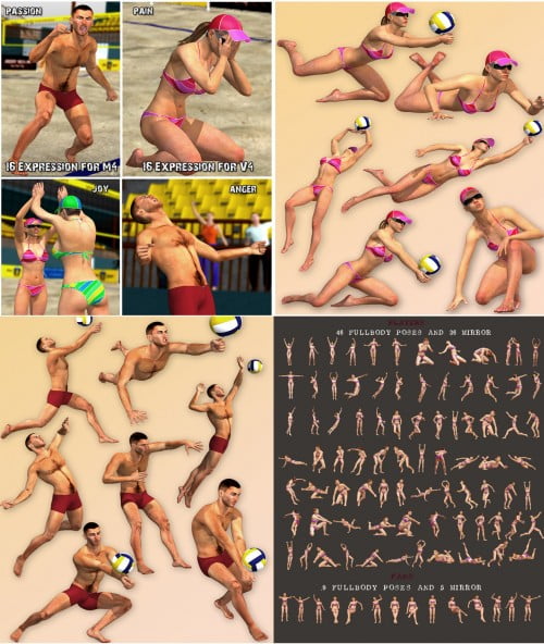 World in motion-Beach Volleyball