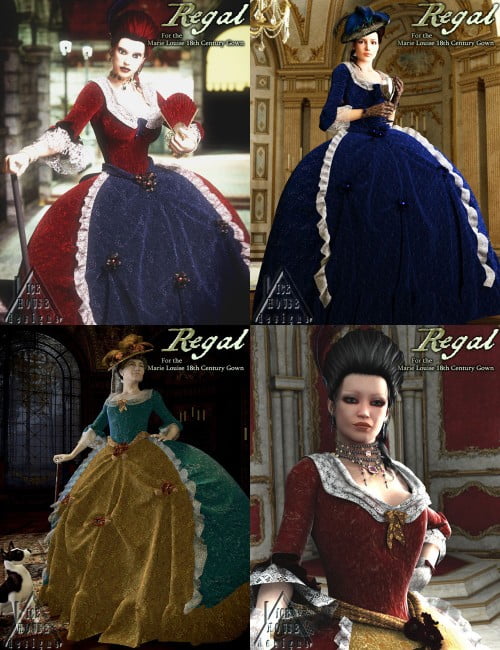 Regal for the Marie Louise 18th Century Gown
