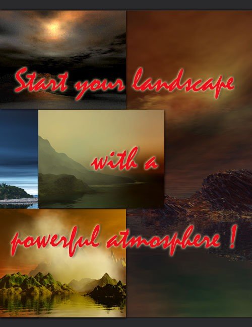 Bryce Scenes: Powerful Atmospheres