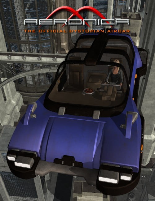 Dystopian Aircar Aeronica V18