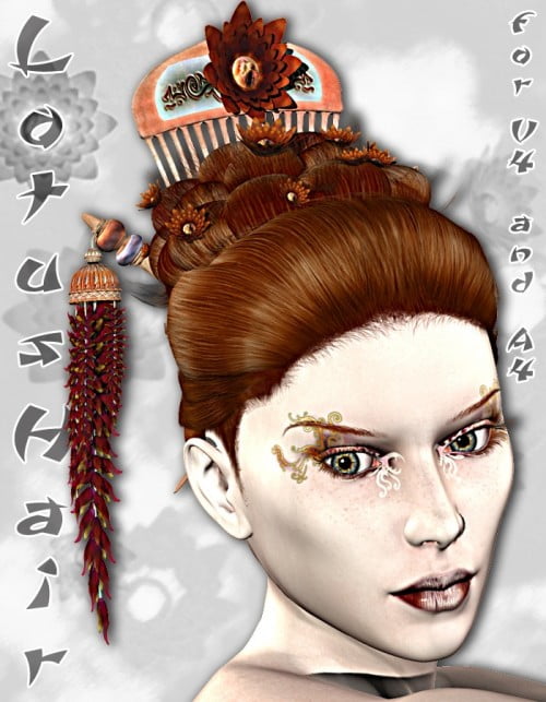 LotusHair for Victoria 4 and Aiko 4 LotusHair for Victoria 4 and Aiko 4