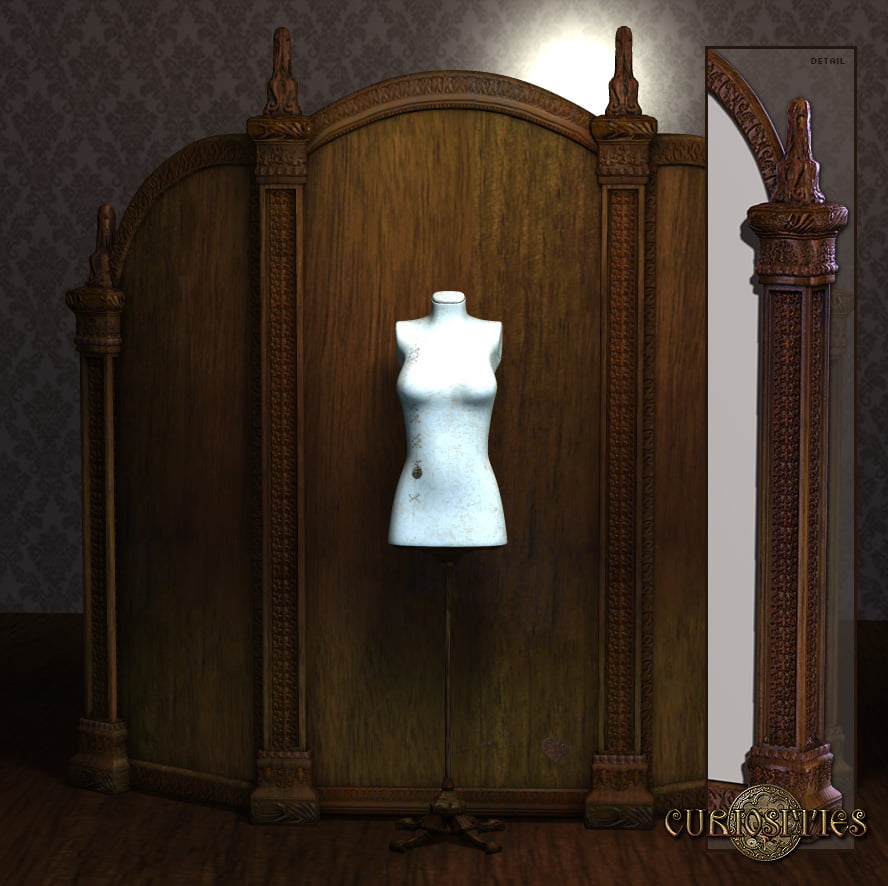 Curiosities - Paneled Mirror Curiosities - Paneled Mirror