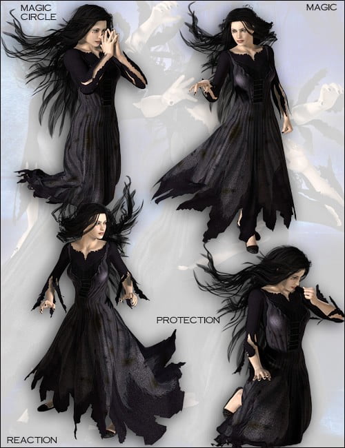 Mystical Sorceress Poses for V4