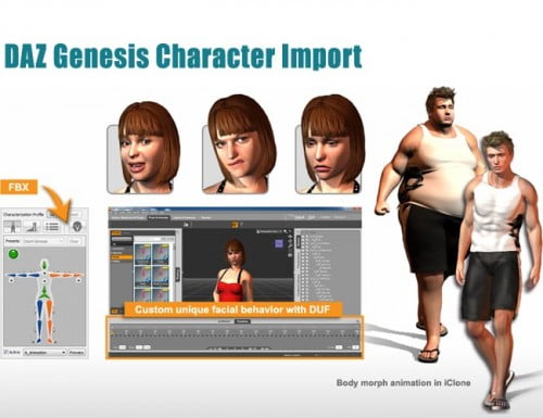 3DXchange 5.4 iClone