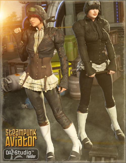 B25 Steam Punk Aviator V4