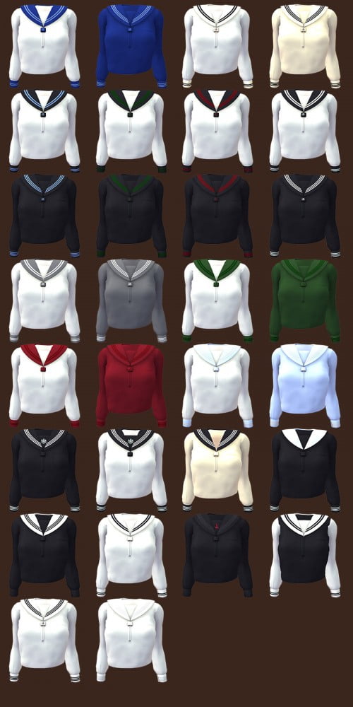 RG Sailor School Uniform for V4A4G4Elite Add On 1