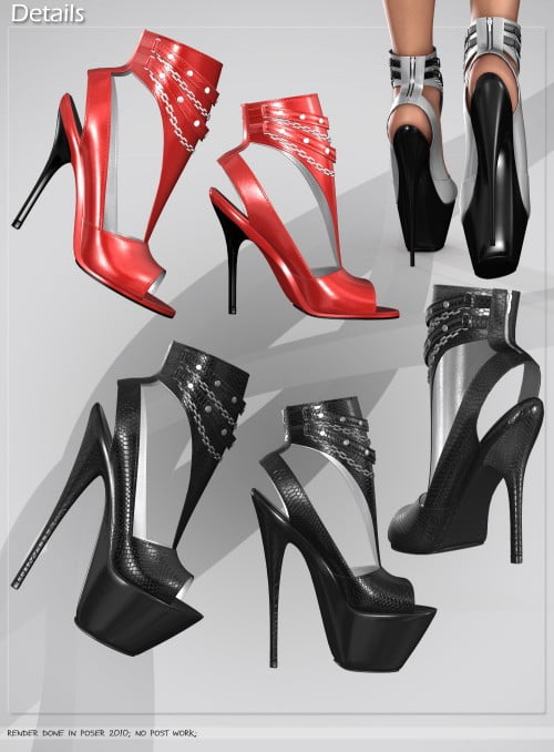 Noemi High Heel Shoes for V4 A4 G4 S4 Elite