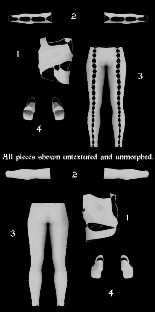 Pierced Heart Outfit Genesis