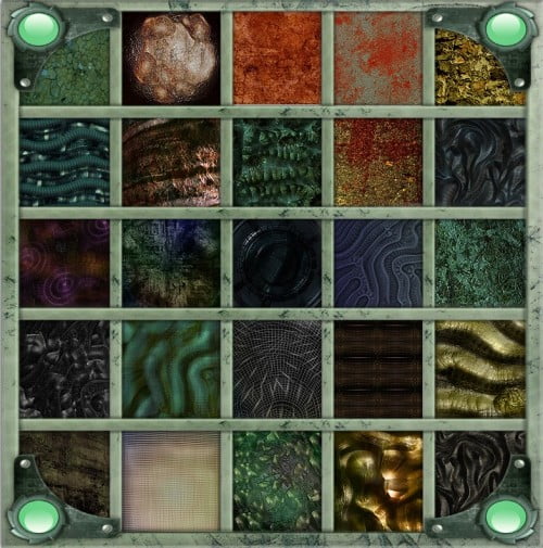 Project Alien - backgrounds/textures