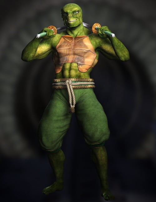 Turtle Dude ⋆ Freebies Daz 3D