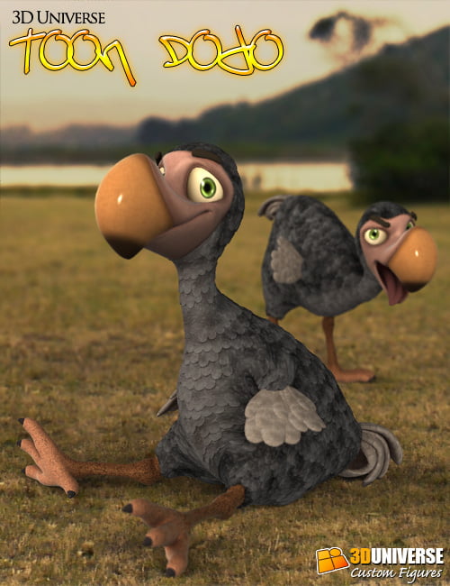 3D Universe Toon Dodo