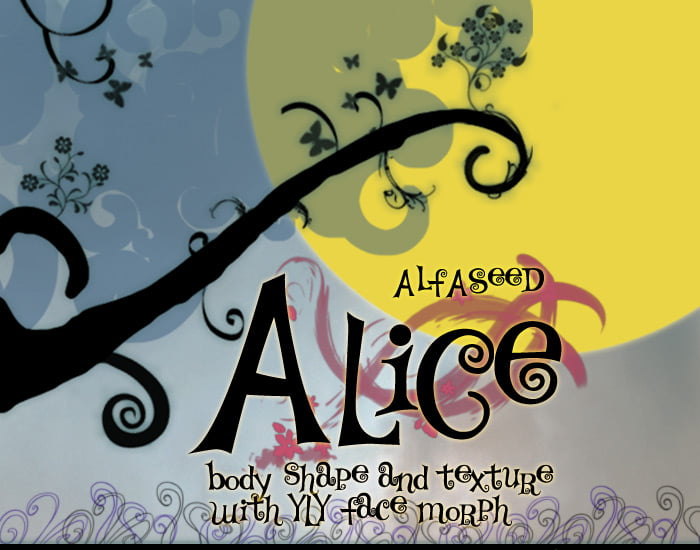 Alice Skin, bodymorphs and Yly face