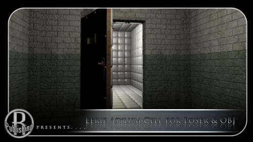 Eerie Asylum Cell (Poser, Obj & VUE) Eerie Asylum Cell (Poser, Obj & VUE)