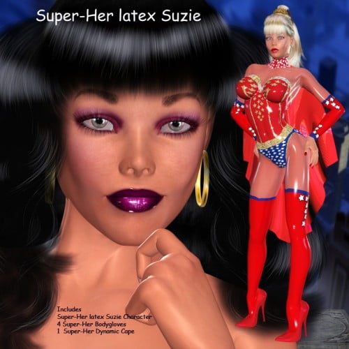 Super-Her Latex Suzie Super-Her Latex Suzie