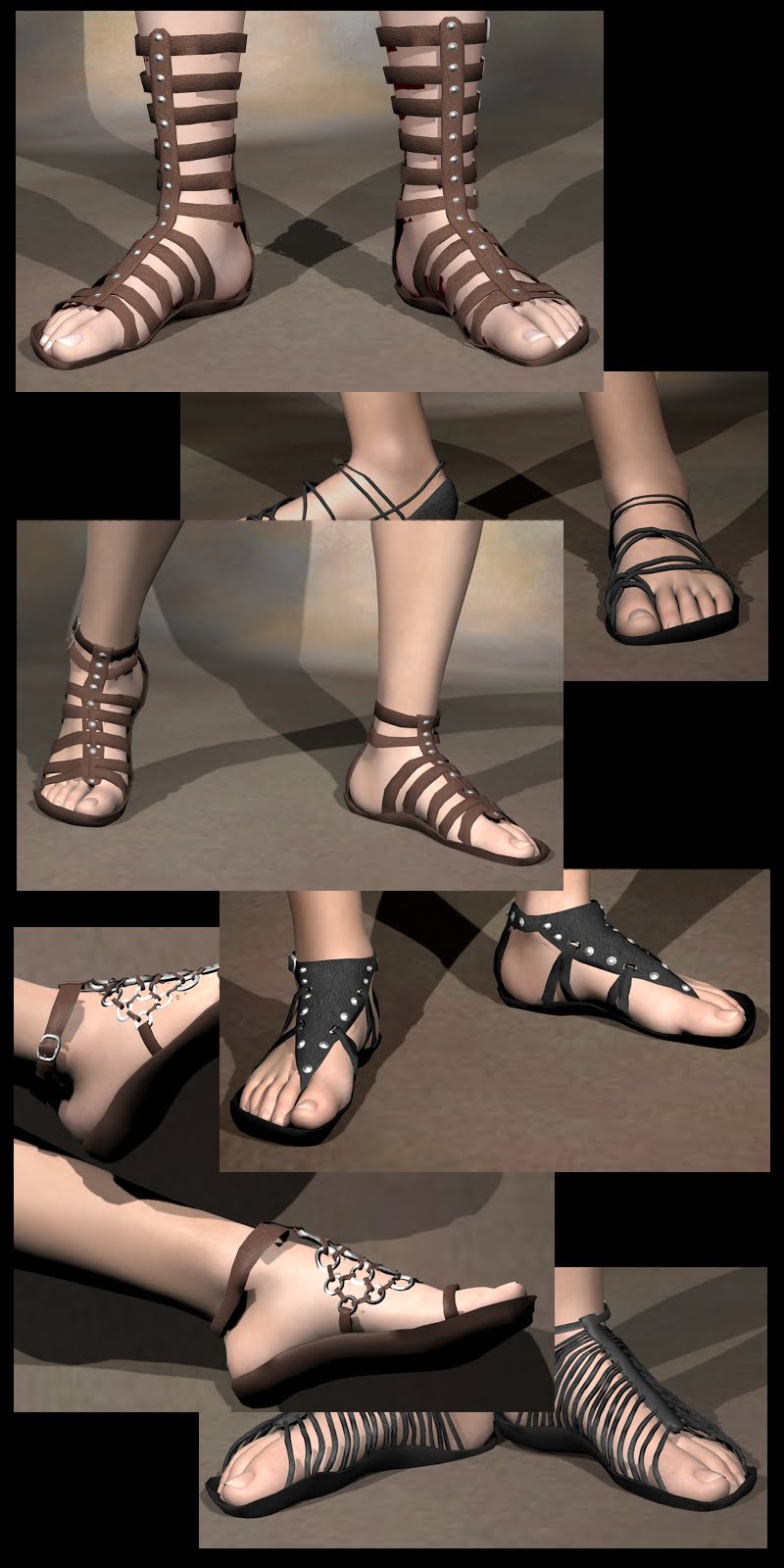 Six Sickle Sandals M4H4