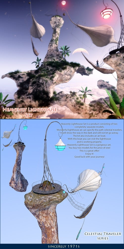 Heavenly Lighthouse Set