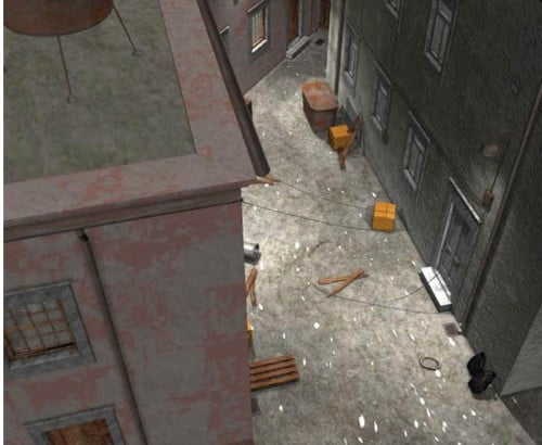 Decaying Alley (Poser & OBJ)