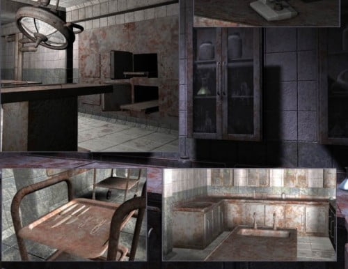 Eerie Morgue (Poser & OBJ)