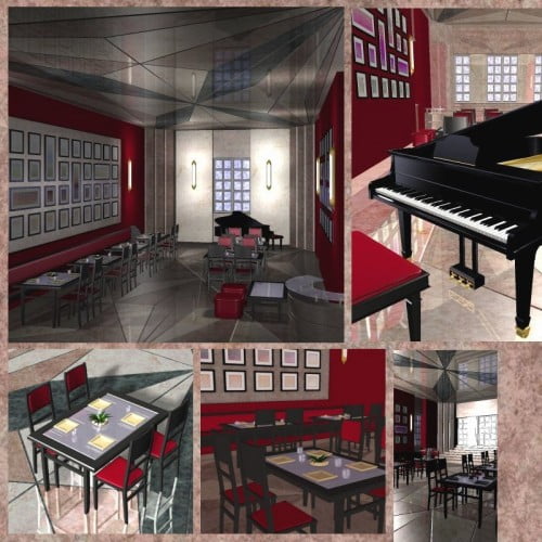 Chic Restaurant (Poser & OBJ)