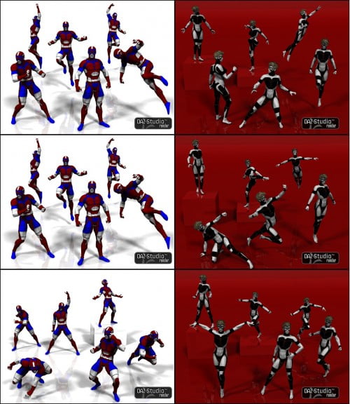 Extreme Heroes Ultimate Poses