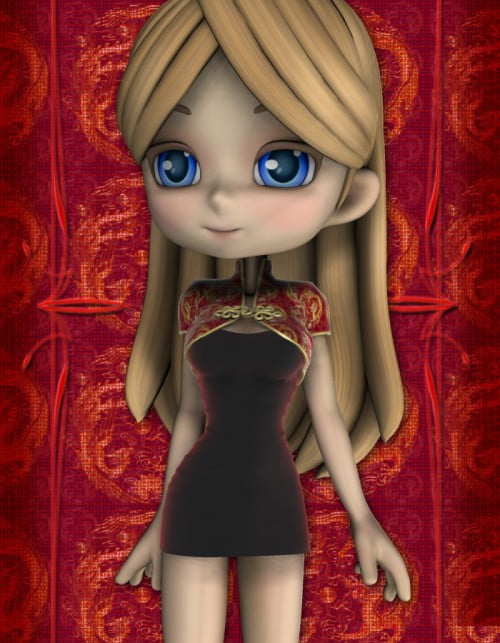 Little Dragon Dress for Cookie