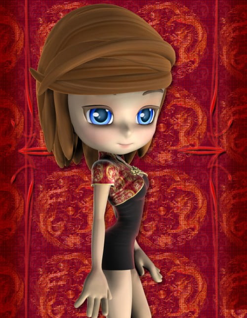 Little Dragon Dress for Cookie