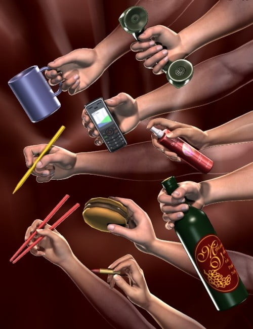 Everyday Hands Poses for V4 and M4