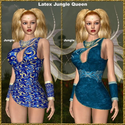 Sci Fi Latex Jungle Queen