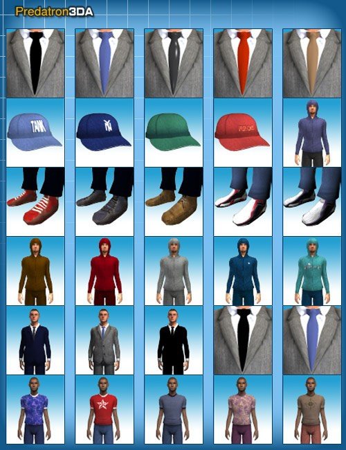 LoREZ Figures Modern Males