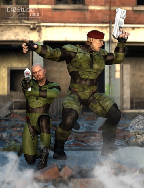 Action Men Poses for Freak 5 and Michael 5 Action Men Poses for Freak 5 and Michael 5