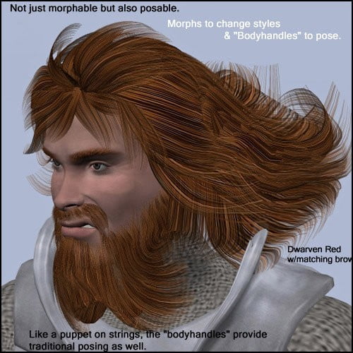 Michael's Morphing Fantasy Beard w/Hair