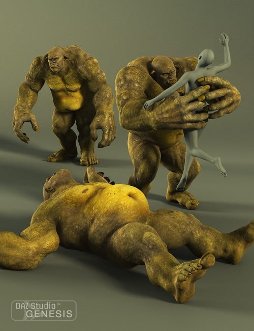 Skullcrusher Ogre Poses