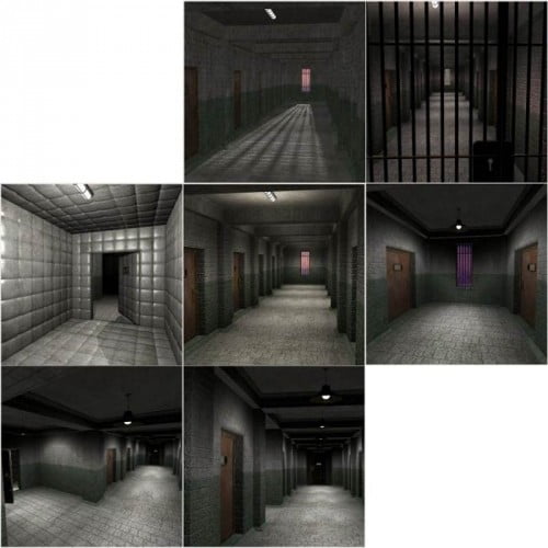 Eerie Asylum Cell (Poser, Obj & VUE)