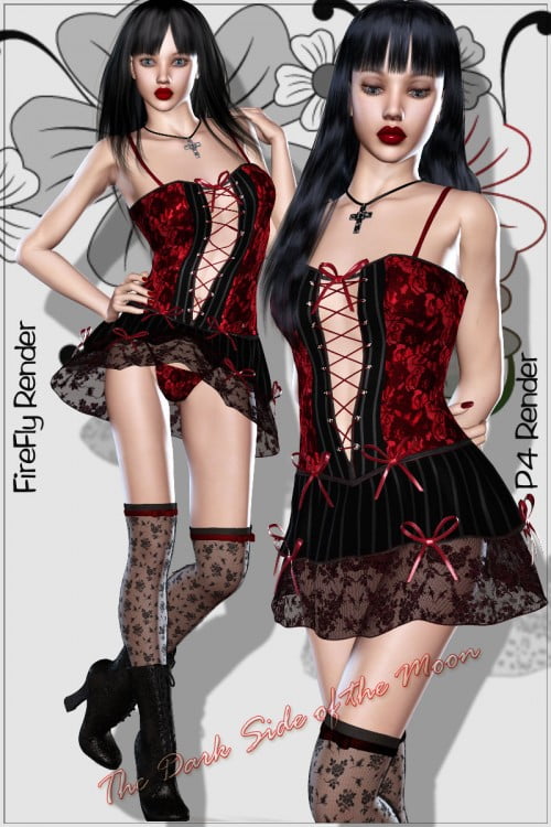 The Dark Side of the Moon for V4E dress by Kobamax