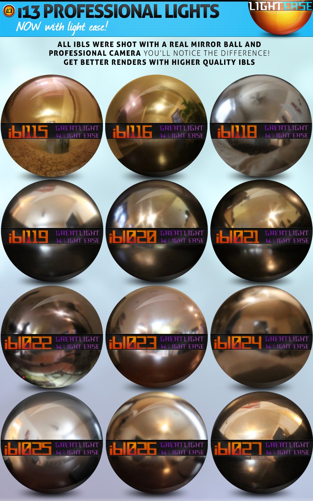 i13 PROFESSIONAL LIGHTS with LIGHT EASE i13 PROFESSIONAL LIGHTS with LIGHT EASE