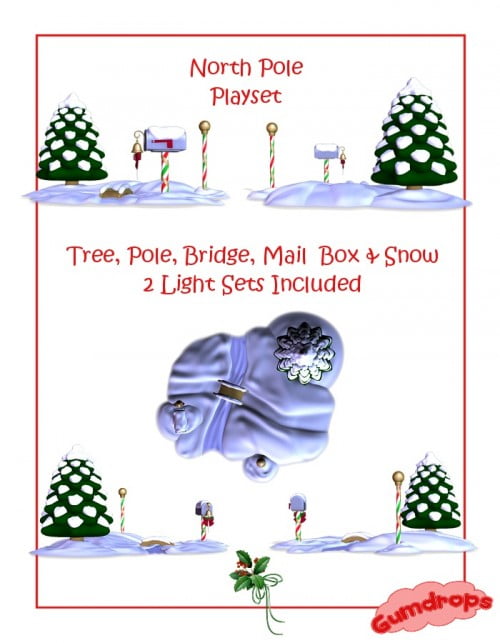 Gumdrops: North Pole Playset