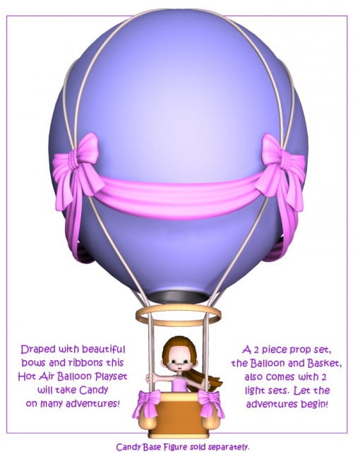 Gumdrops Playset: Hot Air Balloon