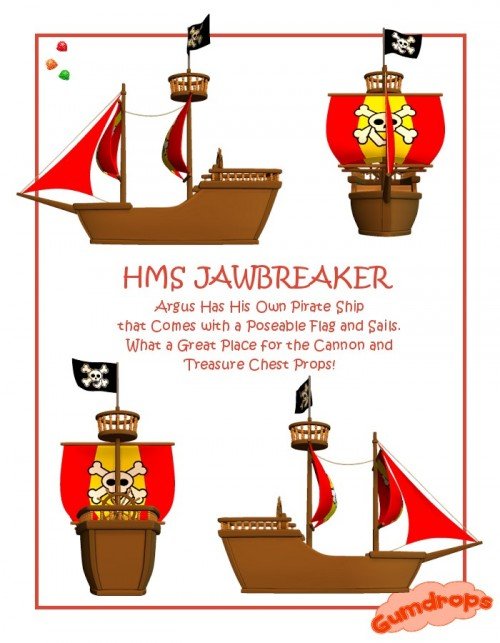 Gumdrops Playset: HMS Jawbreaker