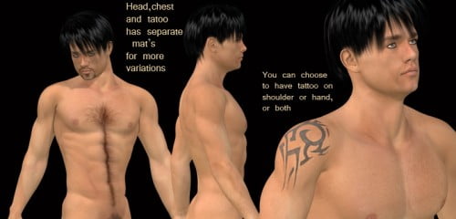 MN ~Lucas~: Character, Cam, Lights, & Poses For M4