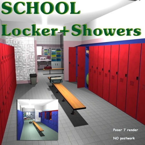 School Locker with Showers
