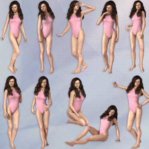 Oomph Cirque Swimsuit for V4(Poser)