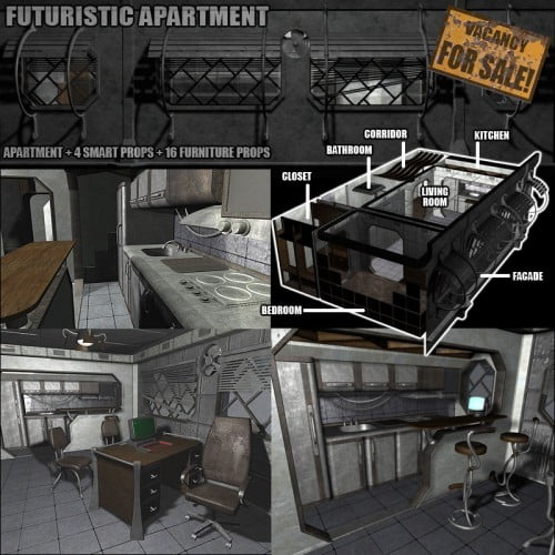 Futuristic Apartment