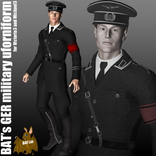 BAT's GER military uniform ⋆ Freebies Daz 3D