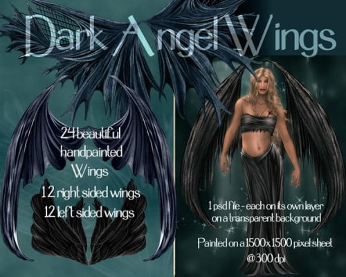 Dark Angel Wings