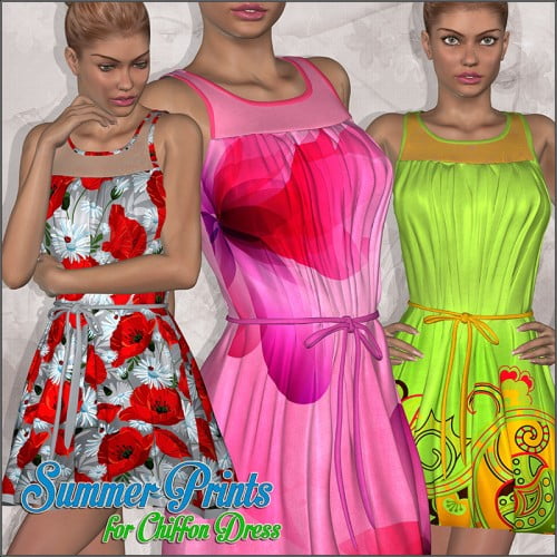 Summer Prints for Chiffon Dress