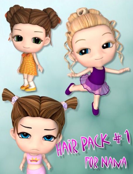 Hair Pack 1 for NANA