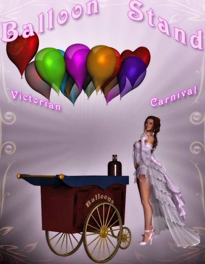 Victorian Carnival"Balloon stand"