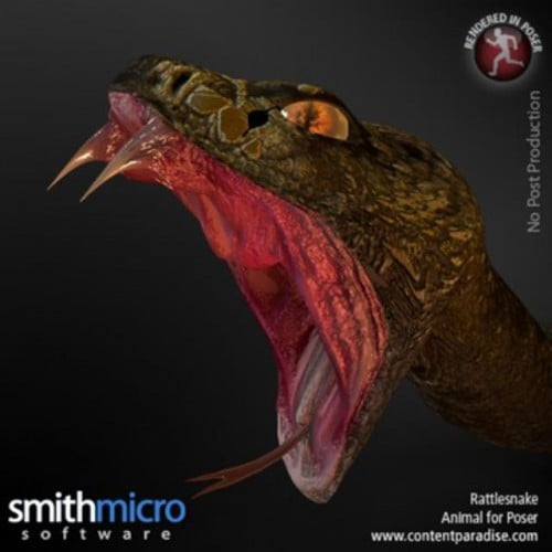 Rattlesnake for Poser 6+